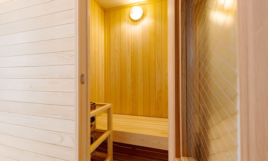 全室サウナ完備