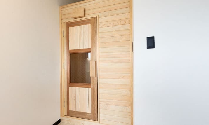 全室サウナ完備